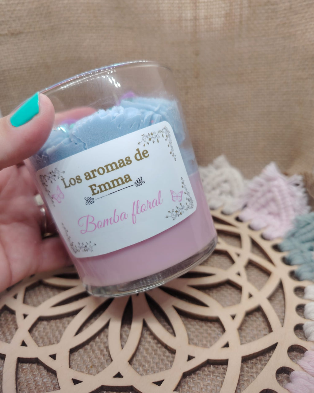 Vela Aromática "Bomba Floral"