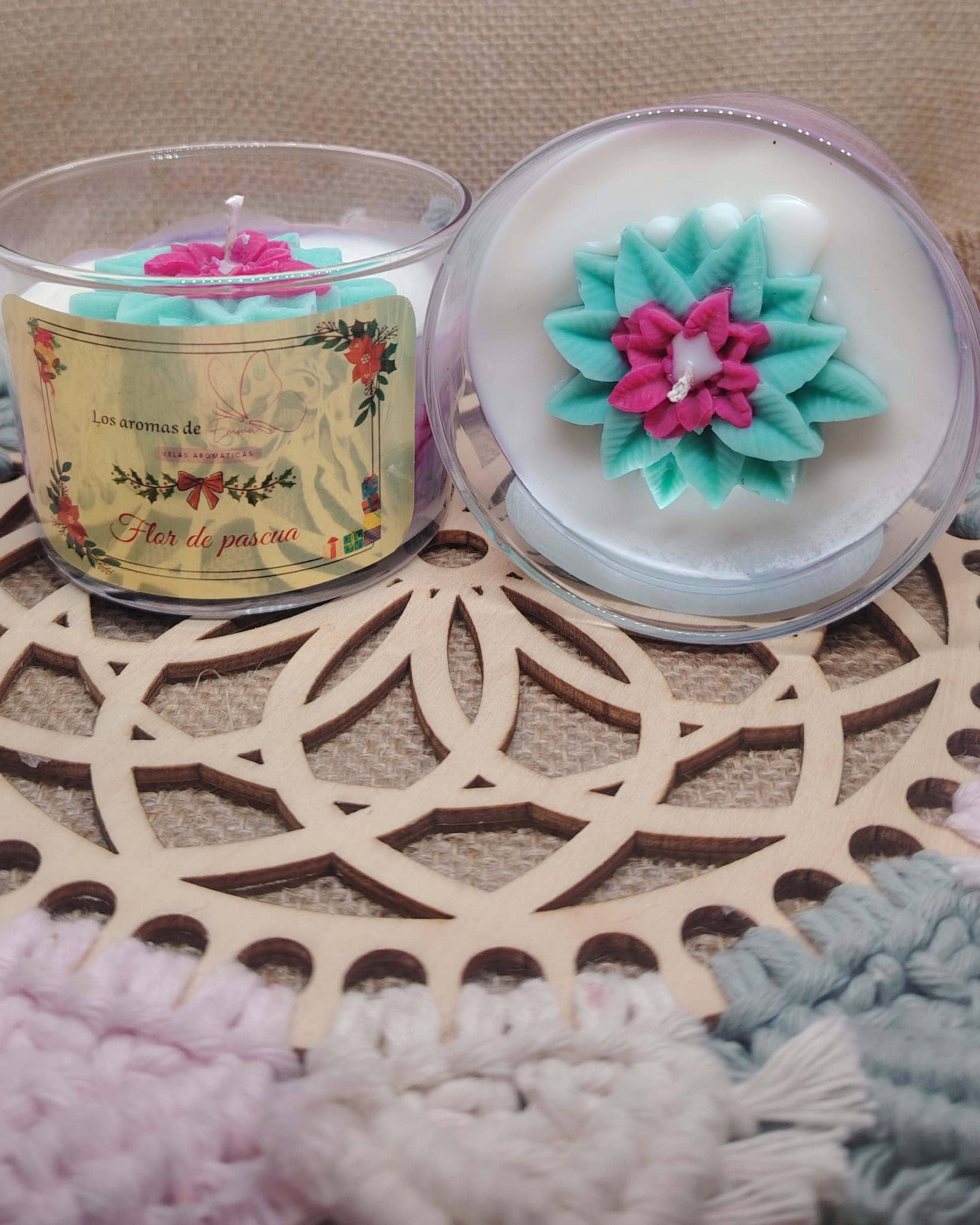 Vela Aromática "Flor de Pascua"