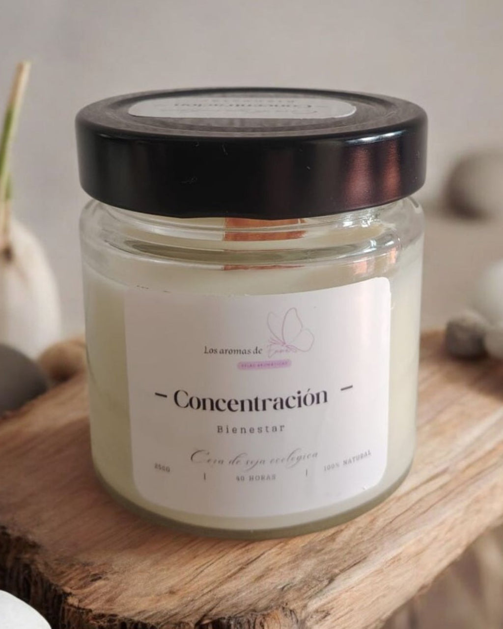 Vela Aromática "Concentración" - Bienestar